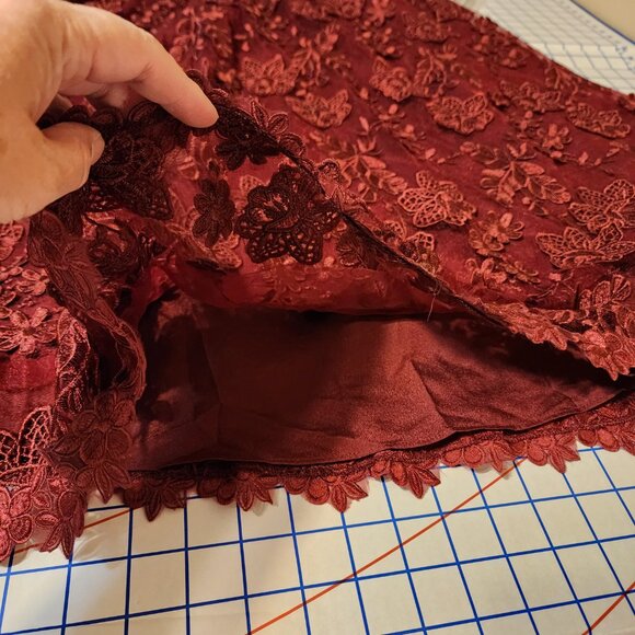 Dress the Population Tahani Dress NWT Burgundy XXL - Picture 4 of 13